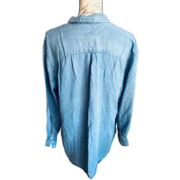 Women’s A New Day Button-Up Denim Shirt size XL - Picture 6 of 7